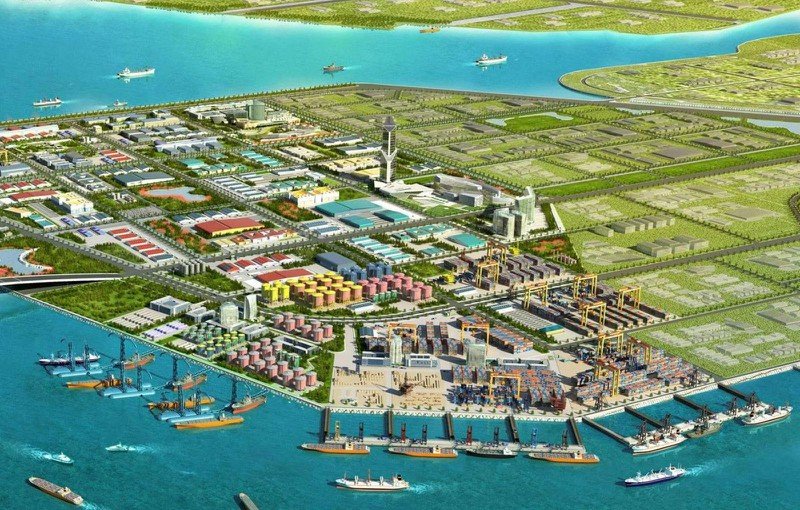 Phối cảnh khu công nghiệp Nam Đình Vũ