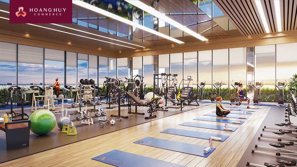 Phòng tập gym Hoàng Huy Commerce
