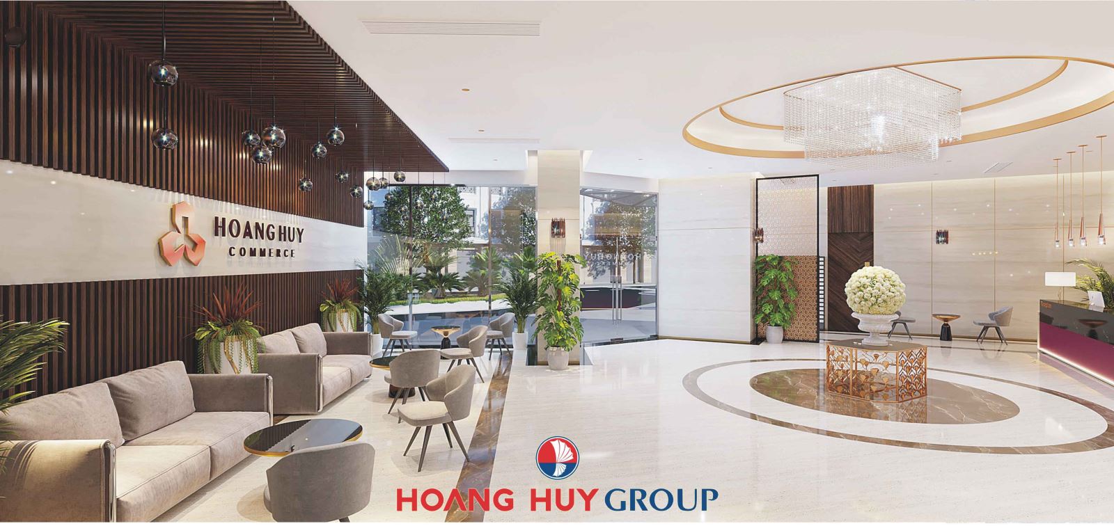 Sảnh chờ Hoàng Huy Commerce