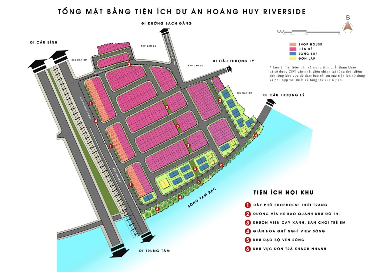Mặt bằng dự án Hoàng Huy Tam Bạc Mặt bằng dự án Hoàng Huy Tam Bạc