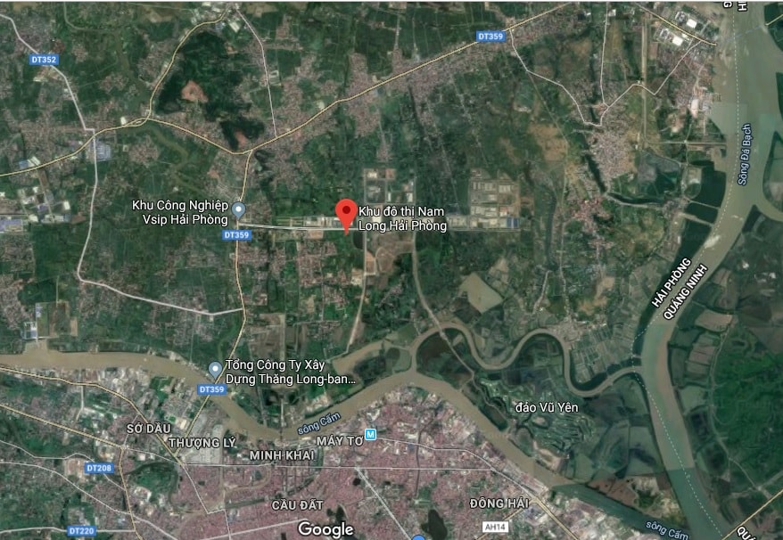 Vị trí dự án Nam Long Thủy Nguyên