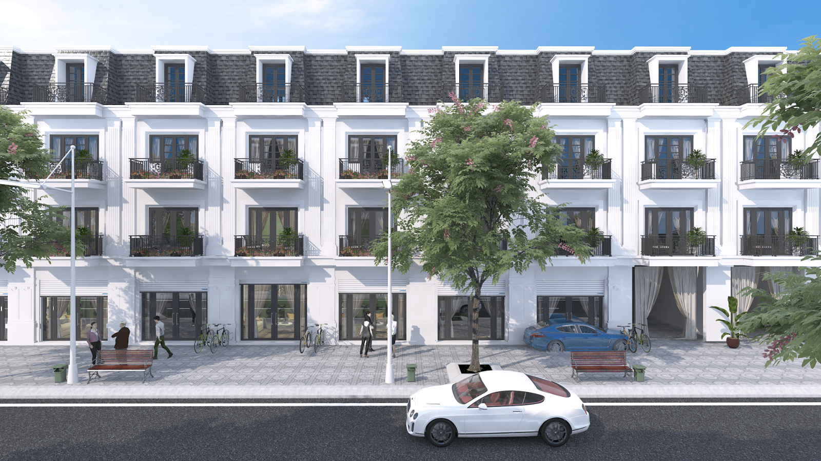 Mẫu thiết kế mặt ngoài Việt Phát South City