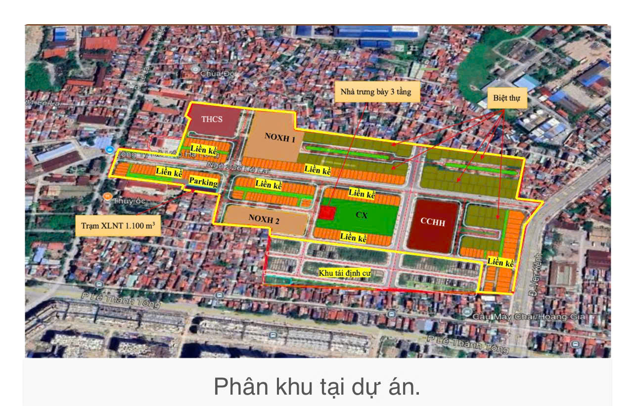Mặt bằng dự án An Maison Hải Phòng 1