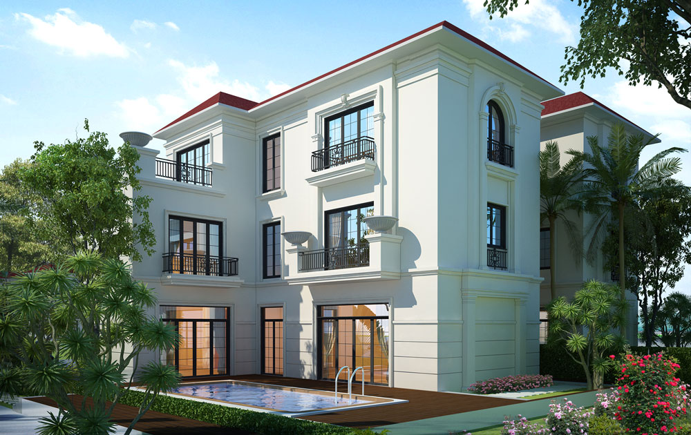Mẫu biệt thự Claring 1