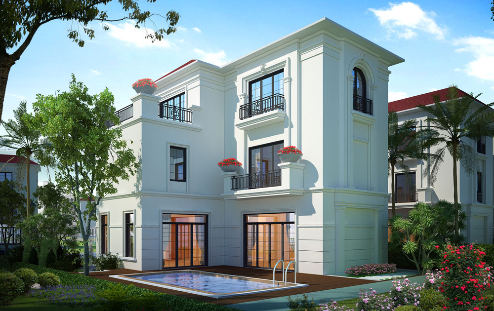 Mẫu biệt thự Claring 2