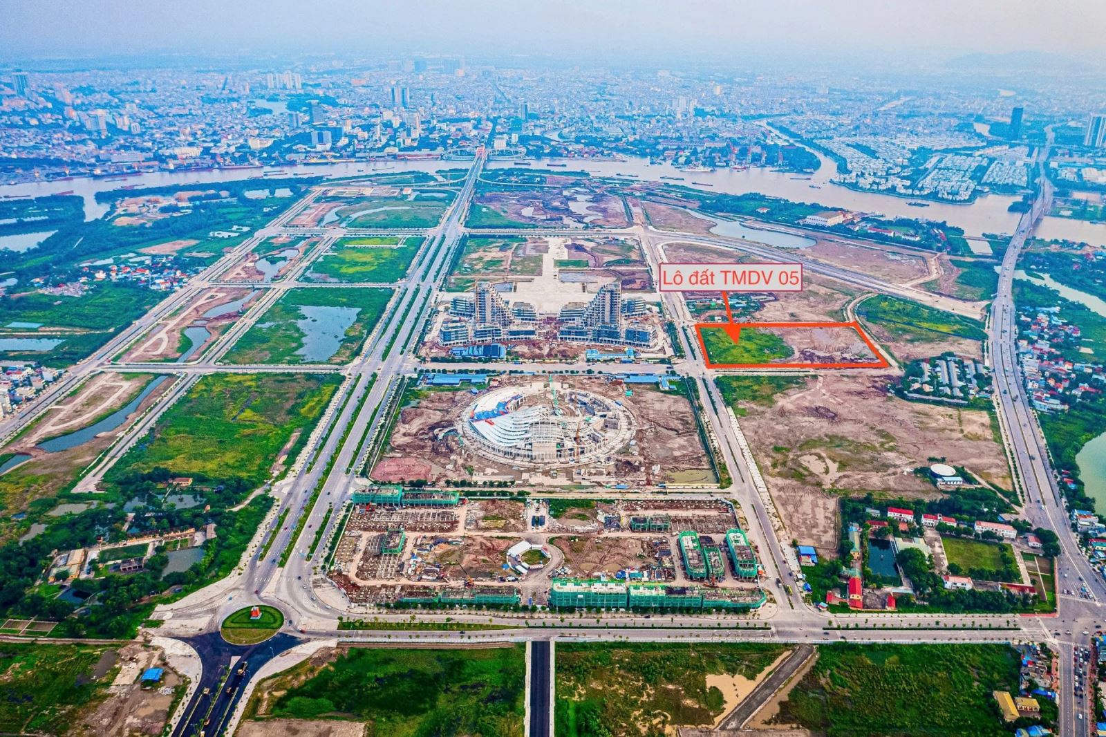 Vị trí dự án Central Point tại khu đô thị Bắc Sông Cấm