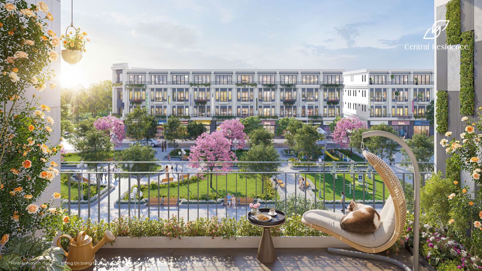 Phối cảnh dự án Central Residence An Hồng