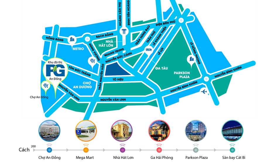 Liên kết vùng chung cư PG An Đồng