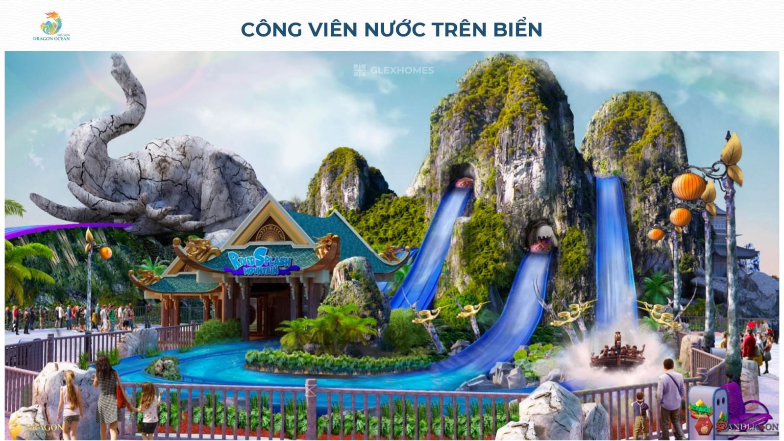 Công viên nước trên biển Đồi Rồng