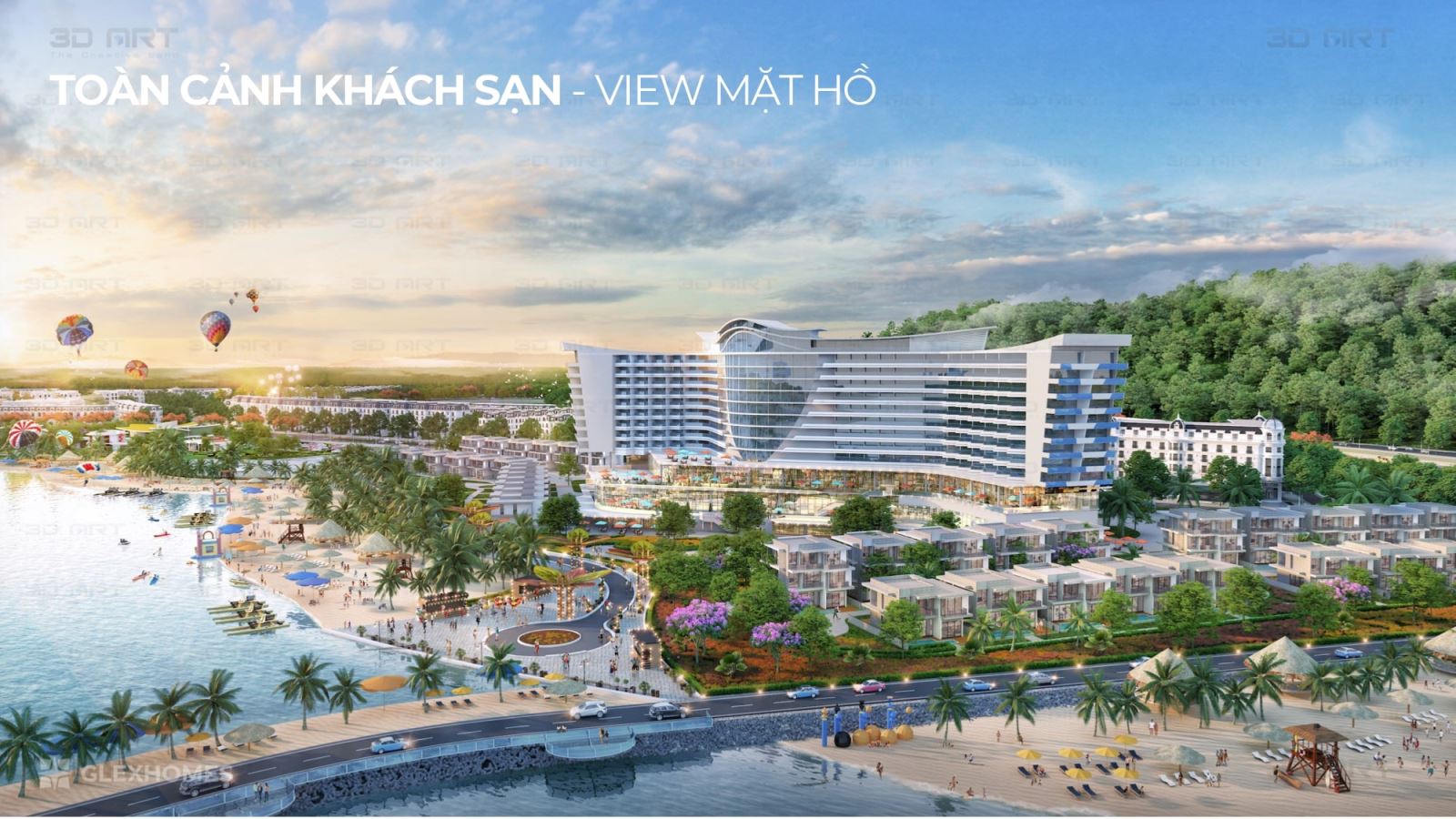 Khách sạn 5 sao Đồi Rồng view mặt hồ
