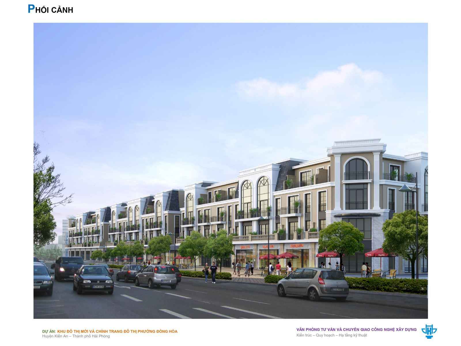 Phối cảnh shophouse Golden Point Hải Phòng 1