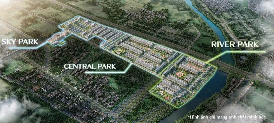 Phối cảnh các phân khu Hoàng Huy Green River
