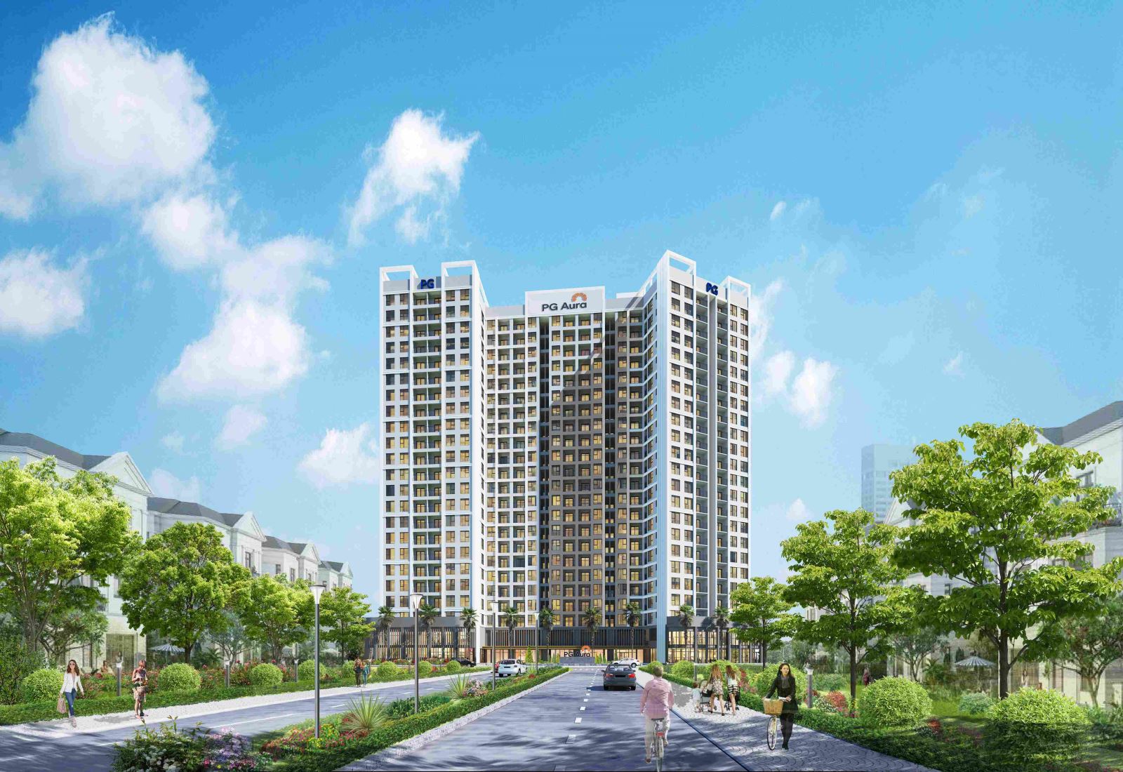 Phối cảnh chung cư PG Aura An Đồng