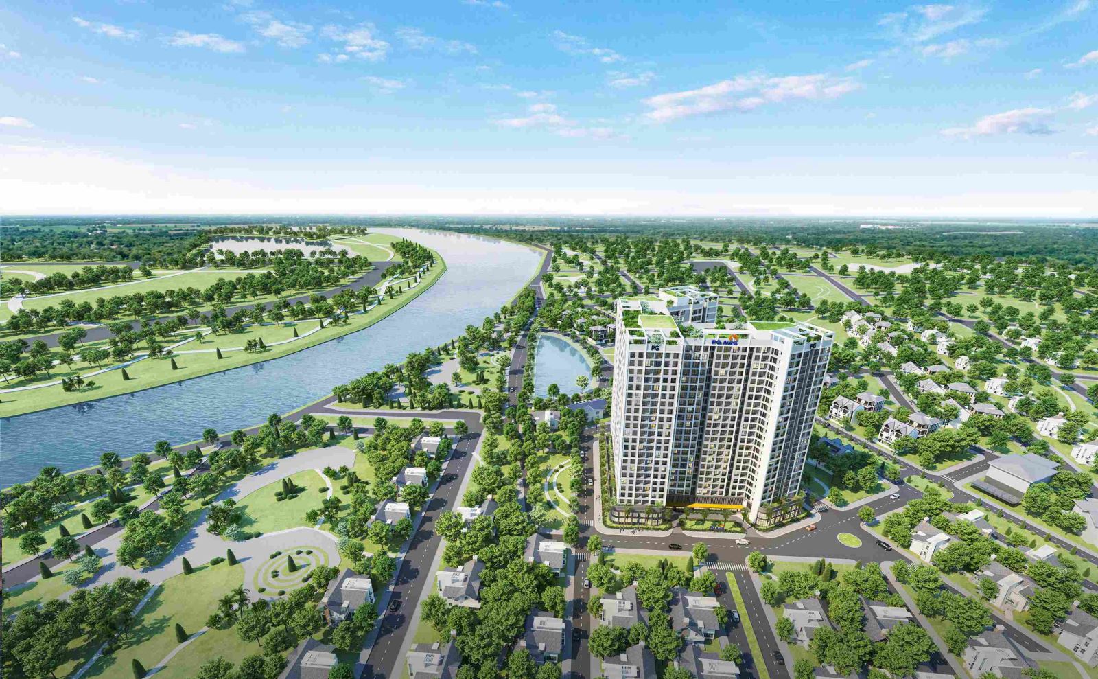 Phối cảnh nhà ở xã hội PG Aura An Đồng