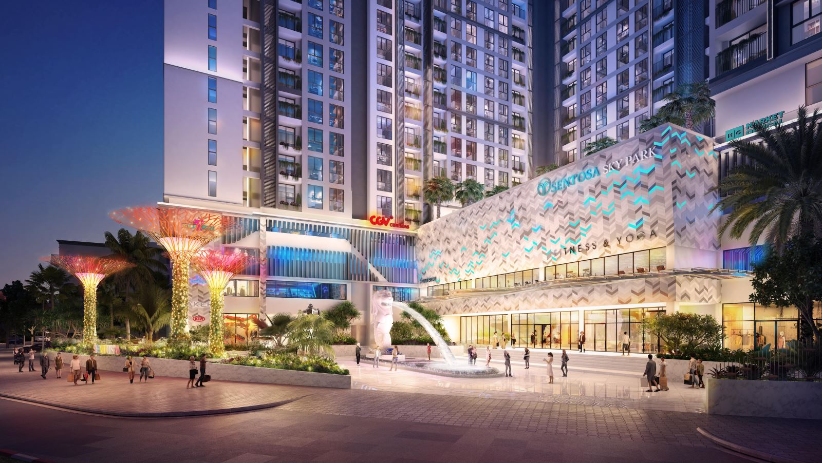 Lối vào Sentosa Sky Park