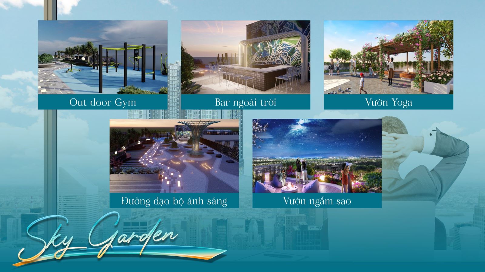 Vườn mái - Sky Garden Sentosa Sky Park 2