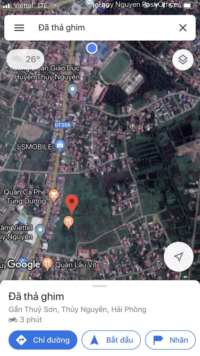 Vị trí 136 lô đất đấu giá tại Thủy Sơn Thủy Nguyên